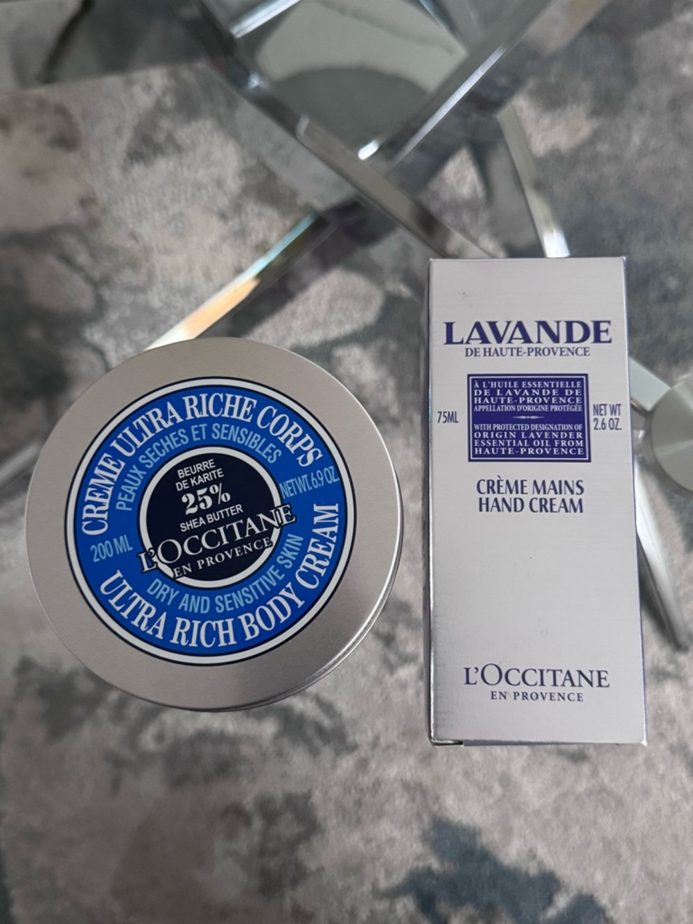 L'OCCITANE Blue & Silver Ultra Rich Body Cream Duo